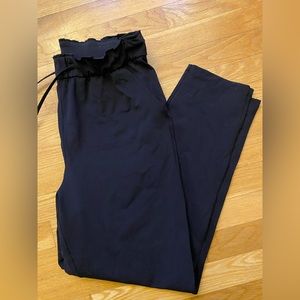 Lululemon Black Tie-Waist Pants, Size 8